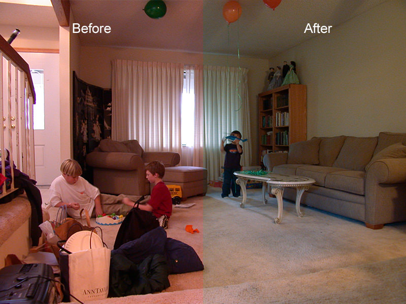 Accurate White Balance - Before and After